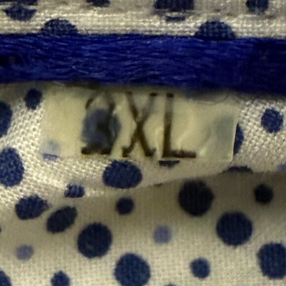 RARE:  Bugatchi 3X Long Sleeve Button Up Shirt Blue White Venice Scene - Picture 3 of 11